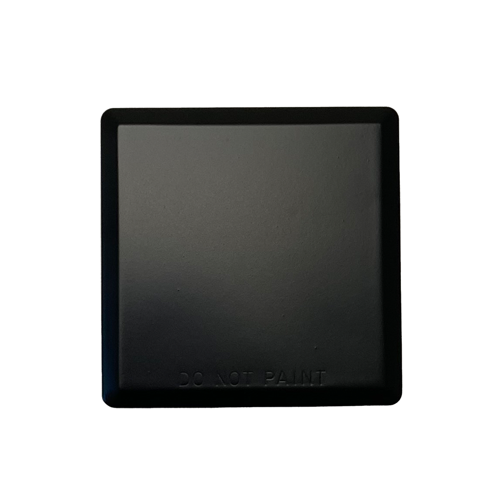 Cover Plate for RC Sprinklers, 2-5/8" Square, Black