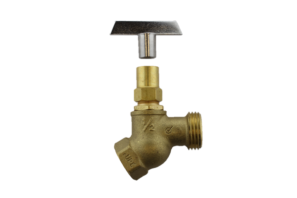 Brass Hose Bibb  Lead Free 1/2 Outdoor Faucet – King Supply Company