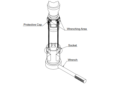 Wrench Socket VC-H for ZN, CN and NF Model Sprinklers