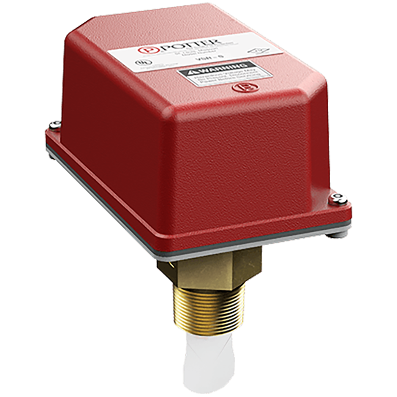 POTTER VSR-S Water Flow Switch 1"-2” Threaded Brass w/Retard